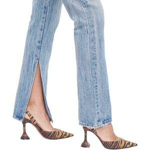 Pistola Alexa Flare Leg Slit Jeans